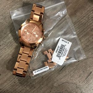 Michael Kors rose gold watch